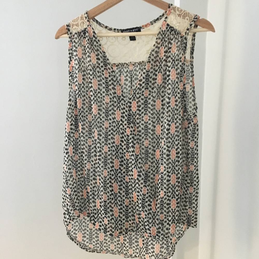 Sleeveless Ikat Wrap Blouse